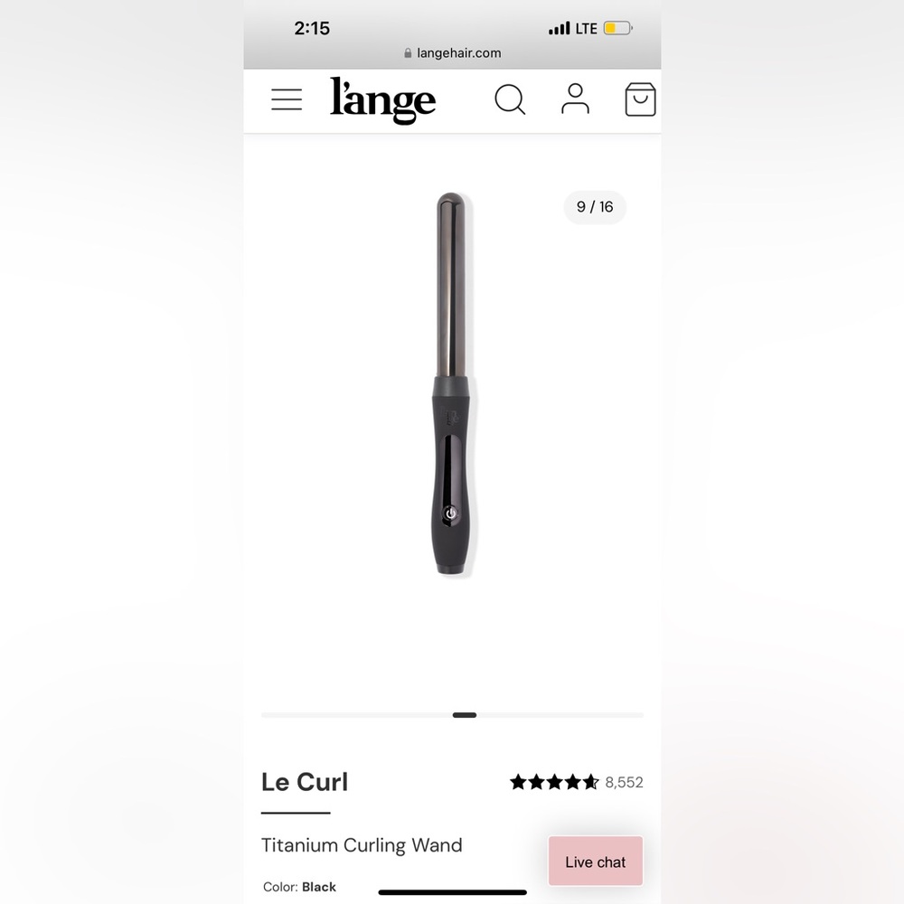 L'ange Le Curl Curling Wand